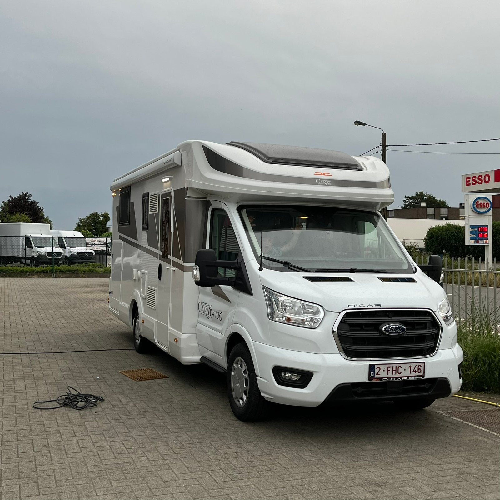 Dicar carat 473g - Ford transit - zeer mooie staat, Caravans en Kamperen, Bedrijf, Handgeschakeld, Ford, Airconditioning