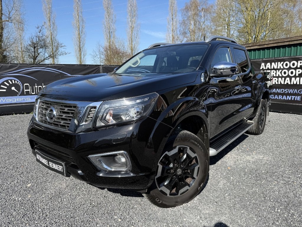 Nissan Navara, 2020, 2.3DCi,106.000km, Full Option, Automaat, Auto's, Bestelwagens en Lichte vracht, Automaat, Zwart, Zwart, Bedrijf