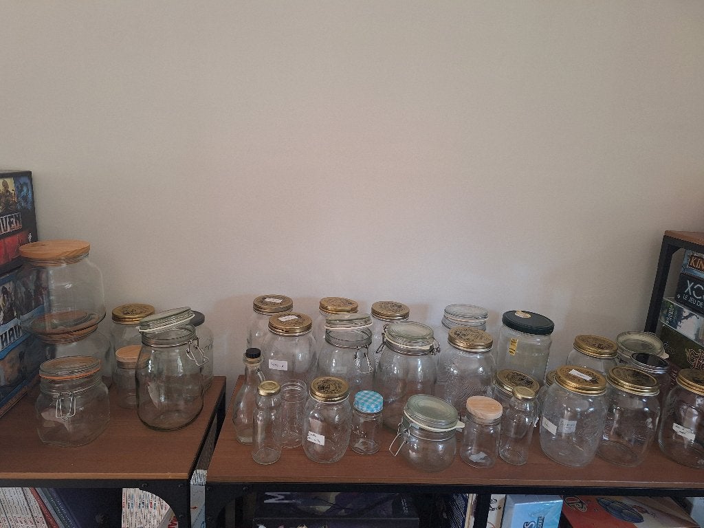 Lot de bocaux, Maison & Meubles, Verre, Enlèvement, Utilisé, Autres styles