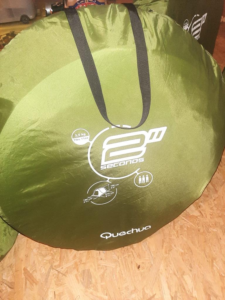 QUECHUA Pop-up kampeertent 3p, Caravans en Kamperen, Tenten, Ophalen, Gebruikt, Tot en met 3