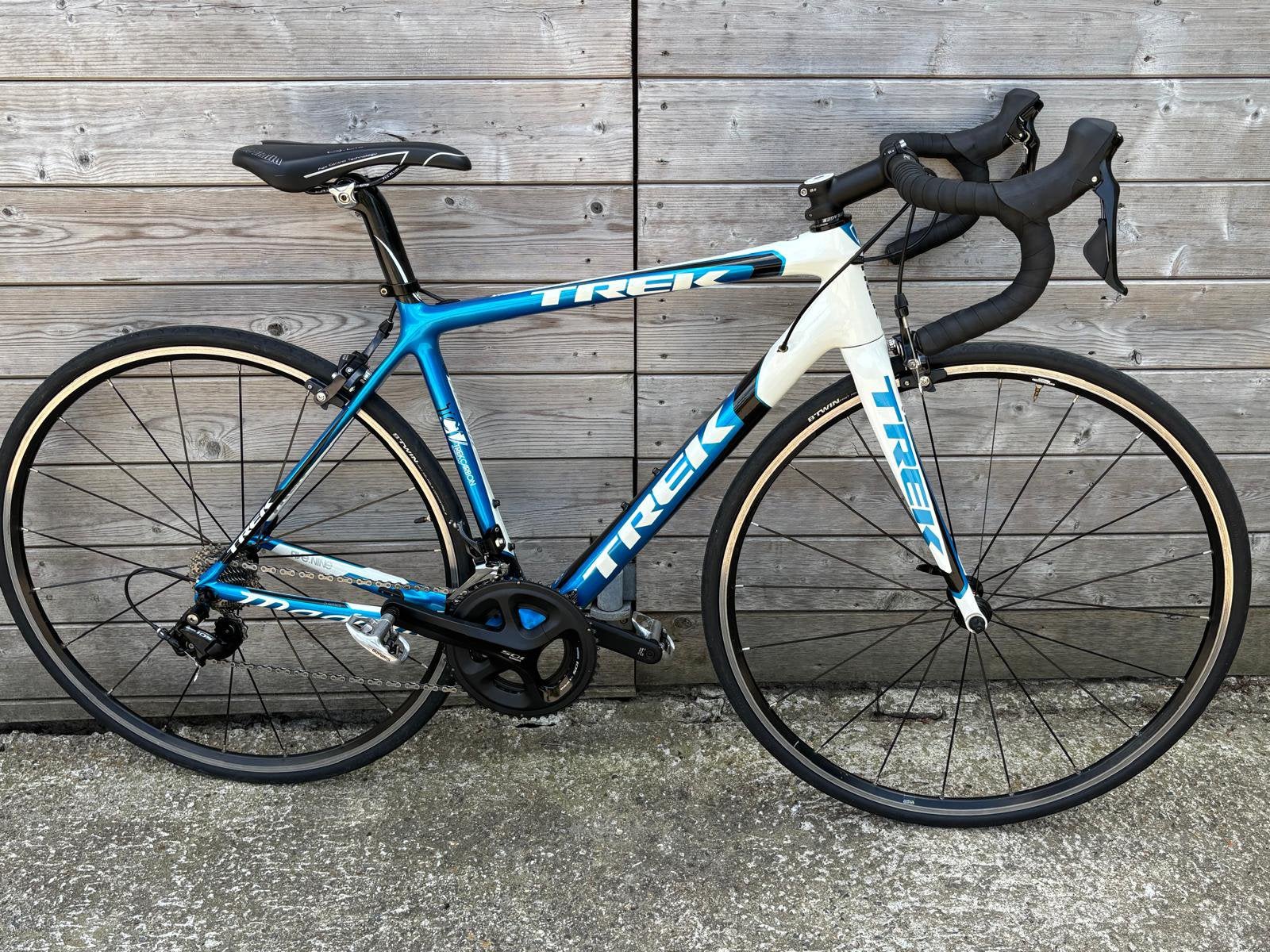 Koersfiets Trek Madone, Carbon kader 49 cm hoog., Vélos & Vélomoteurs, Vélos | Vélos de course, Enlèvement, Comme neuf, Carbone