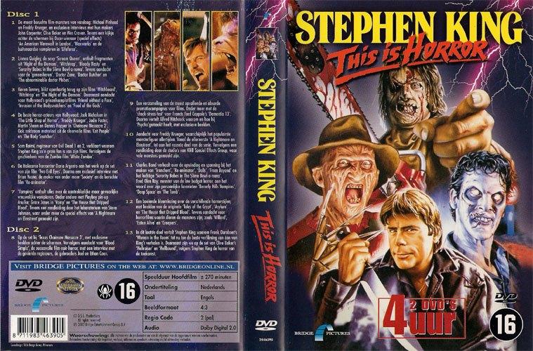Stephen King's..This Is Horror, 2 DVD's  13 Horror verhalen, Vanaf 16 jaar, Slasher, Boxset, Ophalen of Verzenden