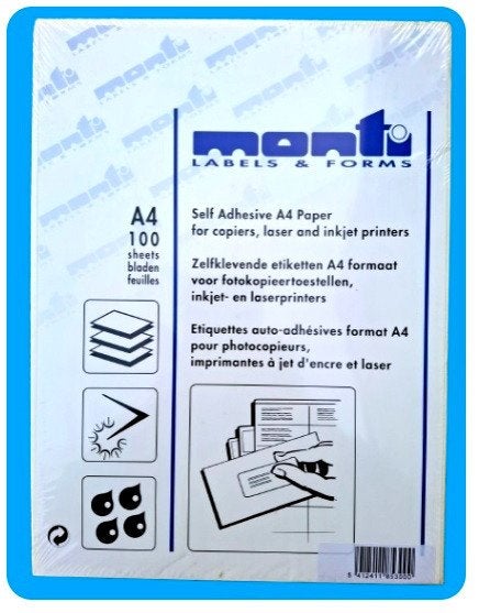 2400 étiquettes blanches ❖ format 70x36 mm ~ Monti, Enlèvement ou Envoi, Neuf