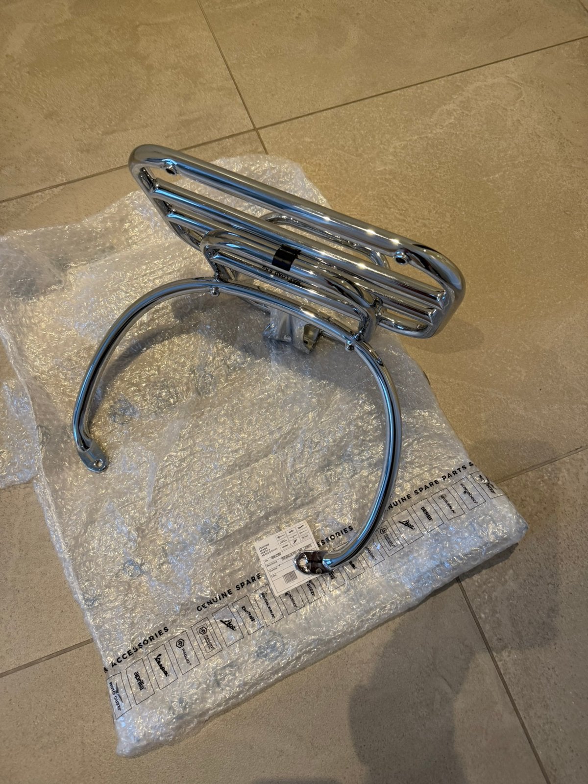 Achterklapdrager voor Vespa GTS, Motoren, Accessoires | Koffers en Tassen, Ophalen, Nieuw