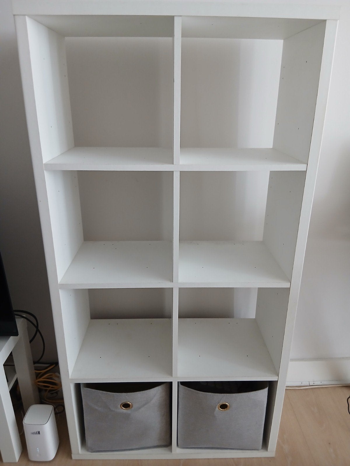 Witte plank met 8 vakken, Huis en Inrichting, Ophalen