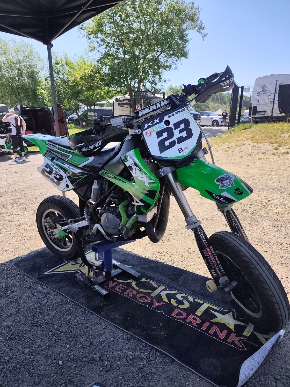 Kawasaki kx85 Supermotard kit 105cc, Motoren, Ophalen, Gebruikt