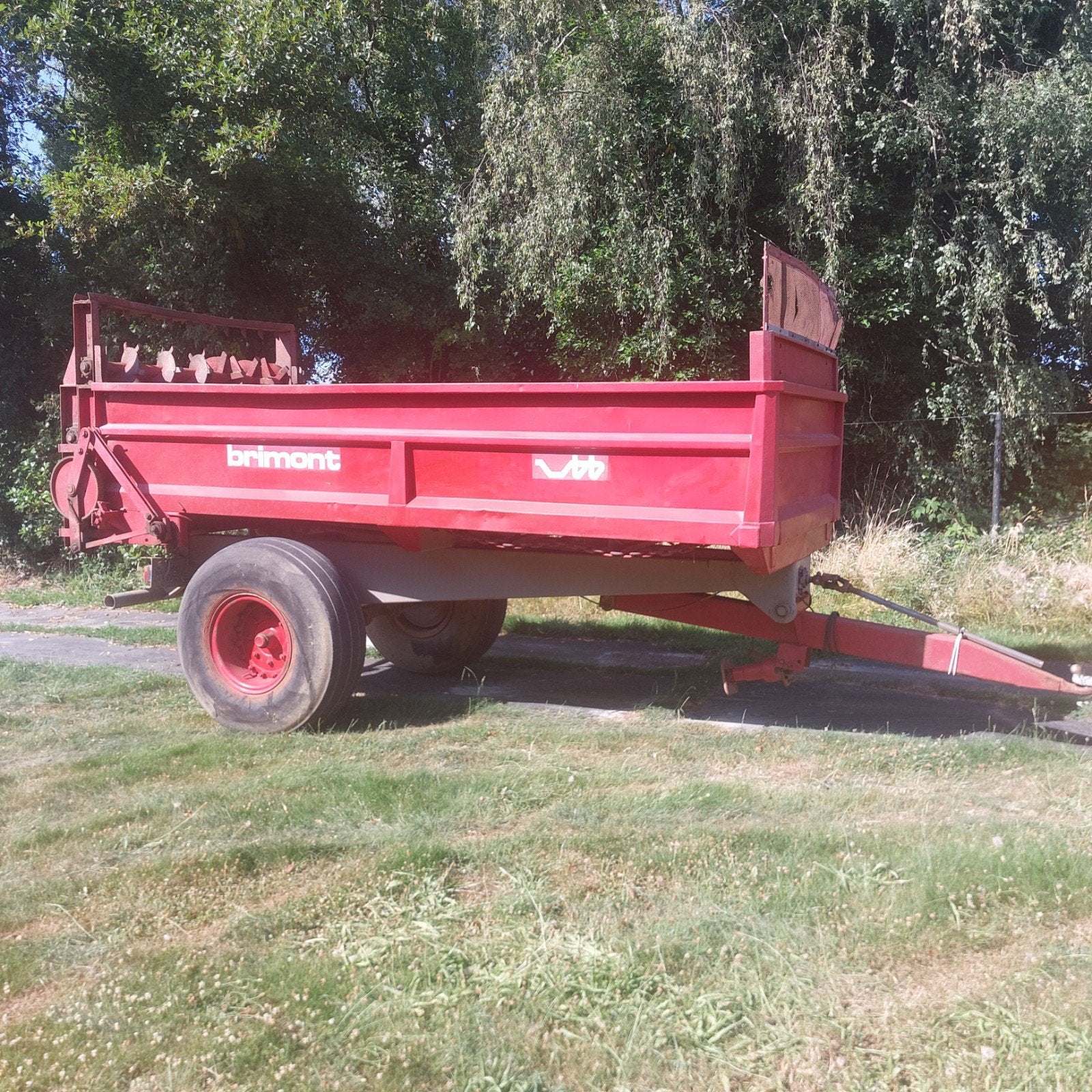 Brimont . Type .be60 . Mestwagen., Ophalen