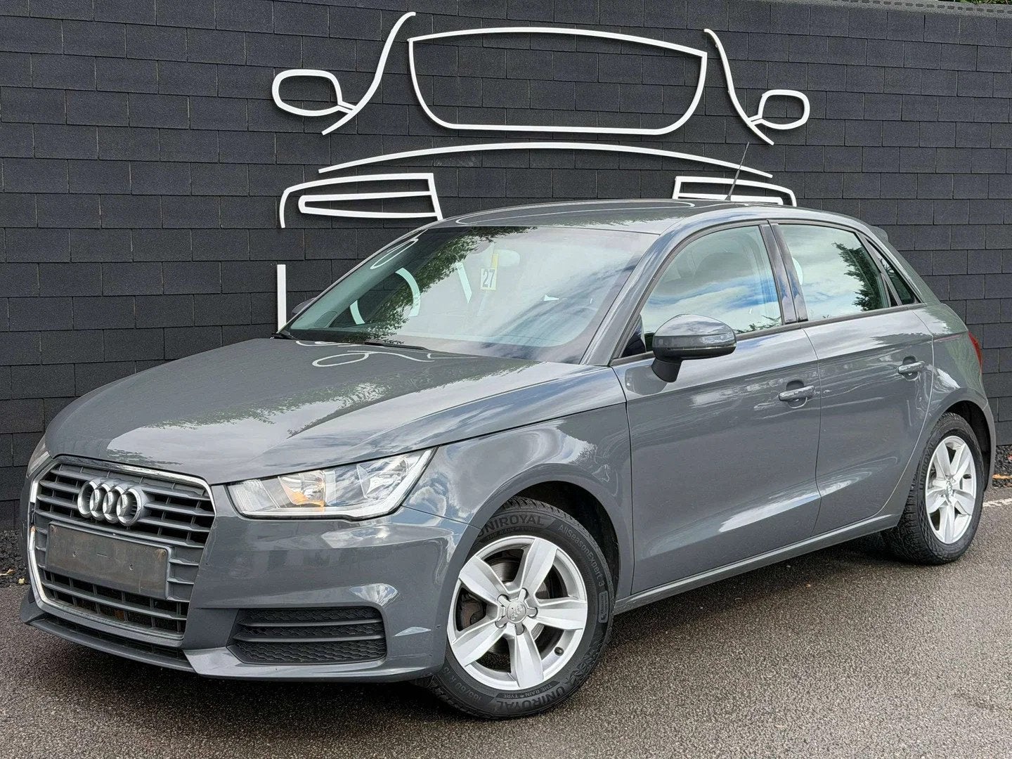 Audi A1 Sportback 1.0 TFSI+NAVI+AIRCO+JANTES+EURO 6B, Argent ou Gris, Achat, A1, Euro 6