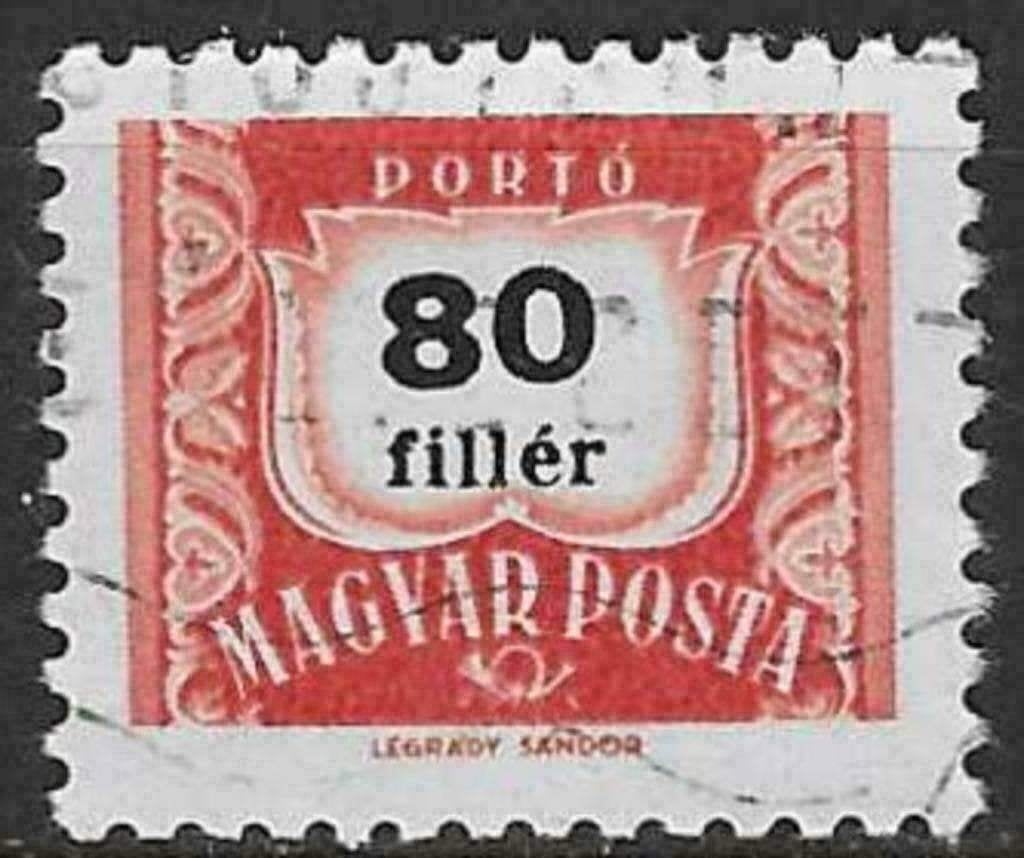 Hongarije 1958/1969 - Yvert 231BTX - Taxzegel (ST), Verzenden, Gestempeld