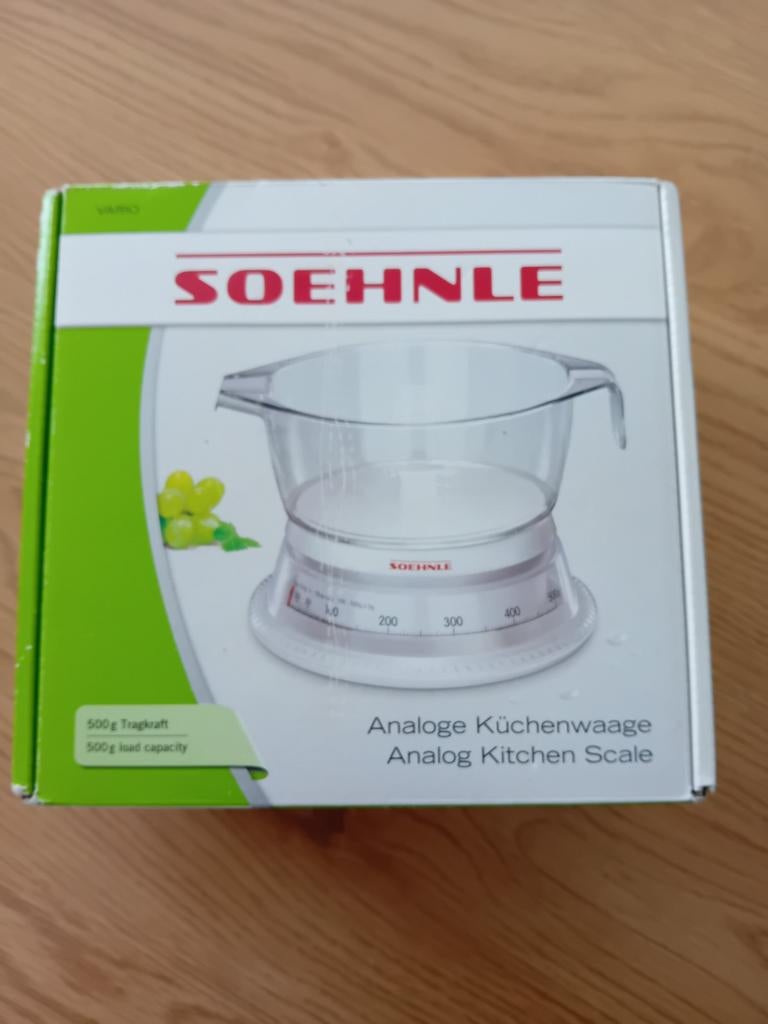 Keukenweegschaal merk Soehnle nog nooit gebruikt!, Analogique, Balance de cuisine, Comme neuf, Enlèvement