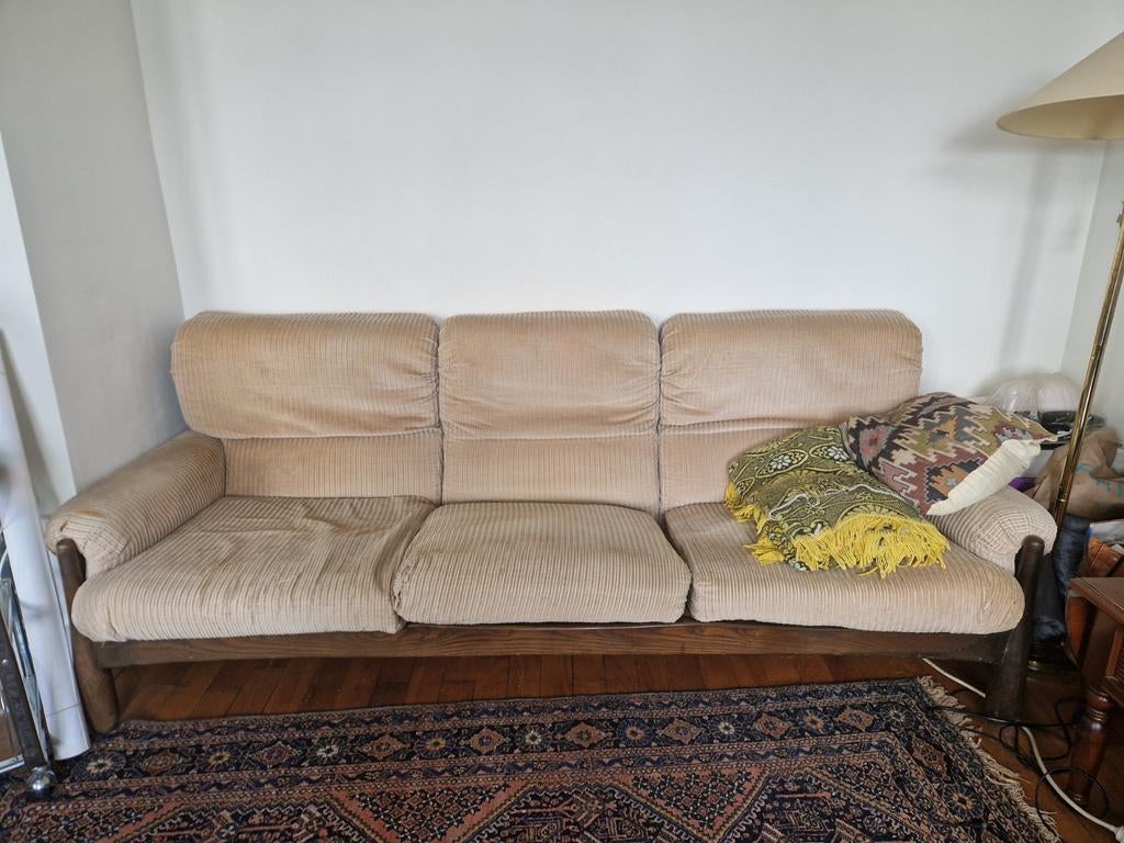 Vintage sofa, Enlèvement, Bois