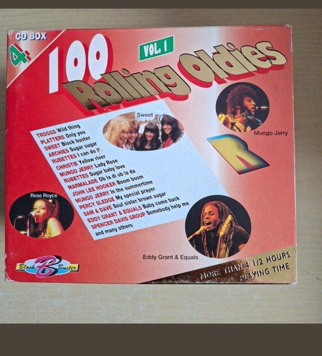 Boîte de 4 CD. 100 Rolling Oldies. Volume 1, CD & DVD, CD | Compilations, Enlèvement ou Envoi