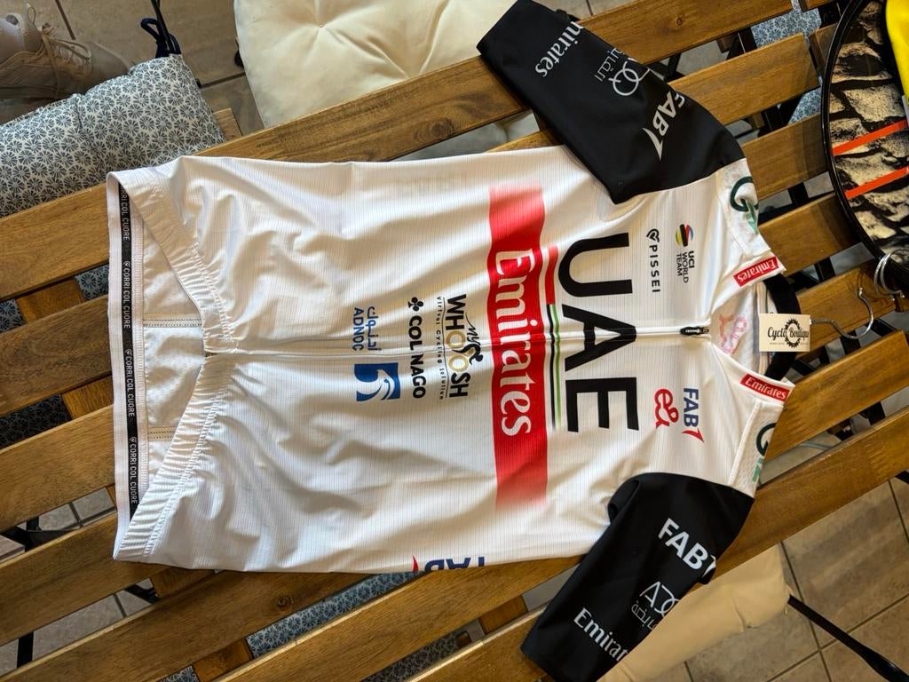 Shirt UAE pissei maat S, Fietsen en Brommers, Ophalen of Verzenden, Zo goed als nieuw, S