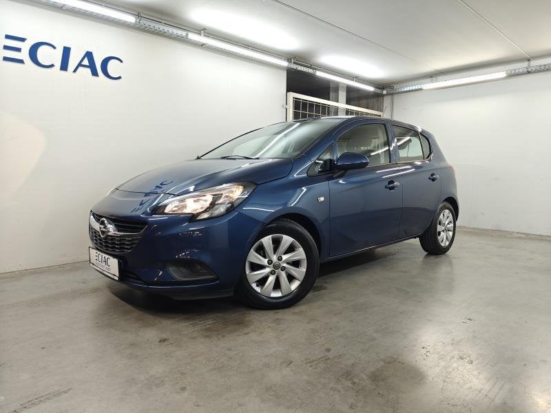 Opel Corsa 1.2 Enjoy - Airco - Garantie, Auto's, Euro 6, Blauw, 1229 cc, https://public.car-pass.be/vhr/06c606d1-4b43-4f9e-af7f-73dea5864aa0