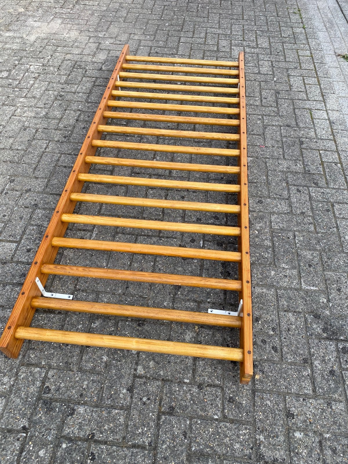 Massief houten klimrek, Sport en Fitness, Ophalen, Gebruikt