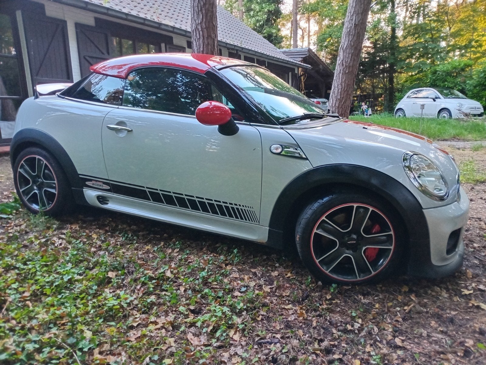 Mini John Cooper Works R59 0471 8989 30, Euro 5, Zwart, Leder en Stof, Handgeschakeld
