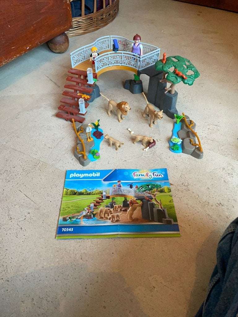 Playmobil dierentuin, Kinderen en Baby's, Speelgoed | Playmobil, Complete set, Zo goed als nieuw, Family fun, Ophalen of Verzenden