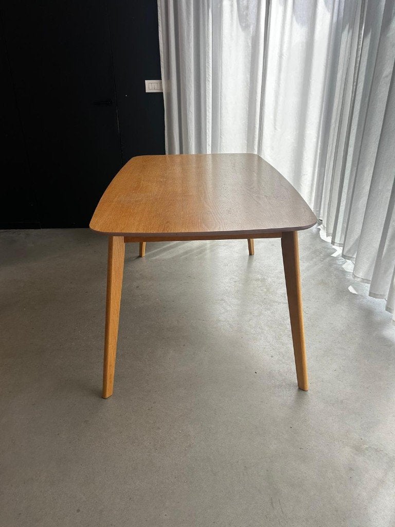 Tafel Jysk, Huis en Inrichting, Tafels | Eettafels, Ophalen, Gebruikt, Eikenhout, Scandinavisch