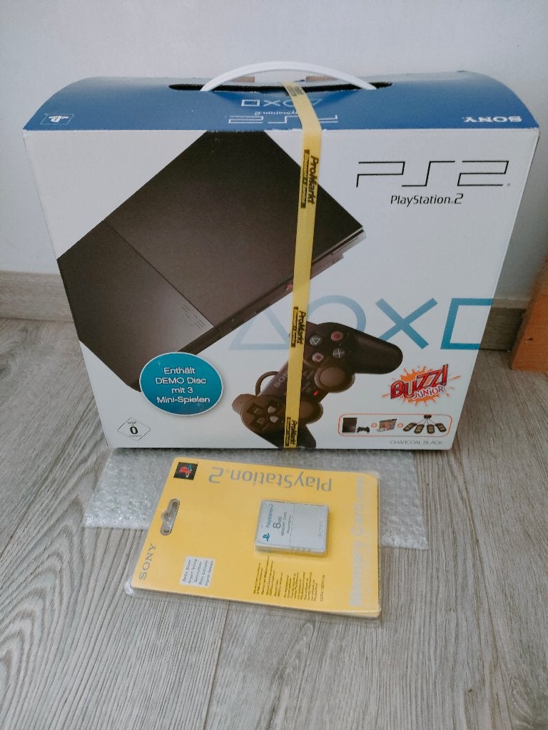 PS2 neuve encore scellée, Ophalen, Zwart, Nieuw, Met 1 controller