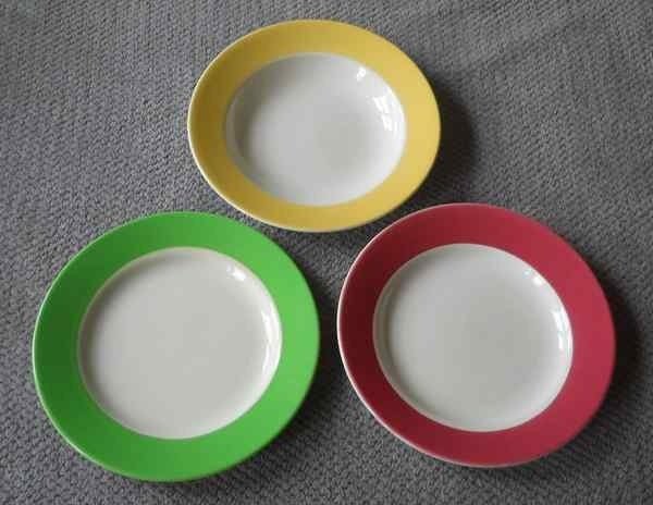 Lot de 3 assiettes Boch, Enlèvement