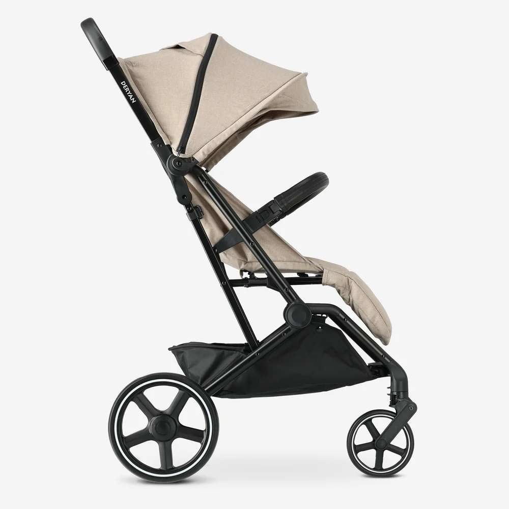 Deryan Luxe XP Buggy XL - Compact lichtgewicht - Nougat, Enlèvement ou Envoi, Comme neuf, Autres marques, Dossier réglable
