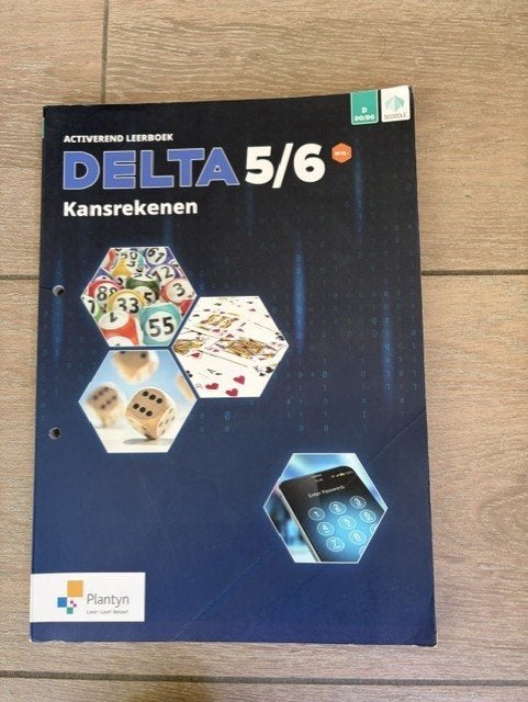 Delta 5/6 Kansrekenen 3de graad, Boeken, Ophalen, Zo goed als nieuw, ASO, Wiskunde A