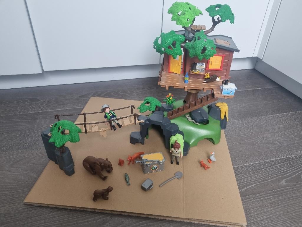 Playmobil wildlife avontuurlijke boomhut, Enlèvement, Comme neuf, Ensemble complet