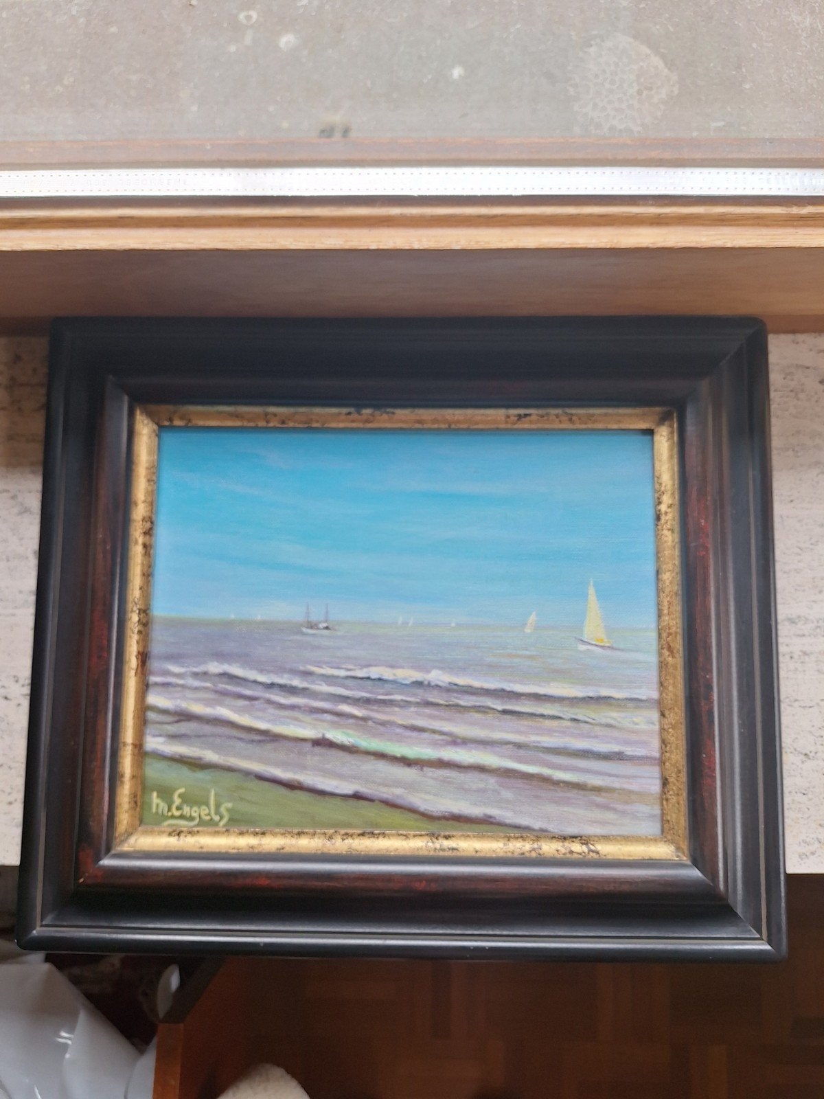 Kunstwerk van Kunstenaar M. Engels, Antiek en Kunst, Ophalen