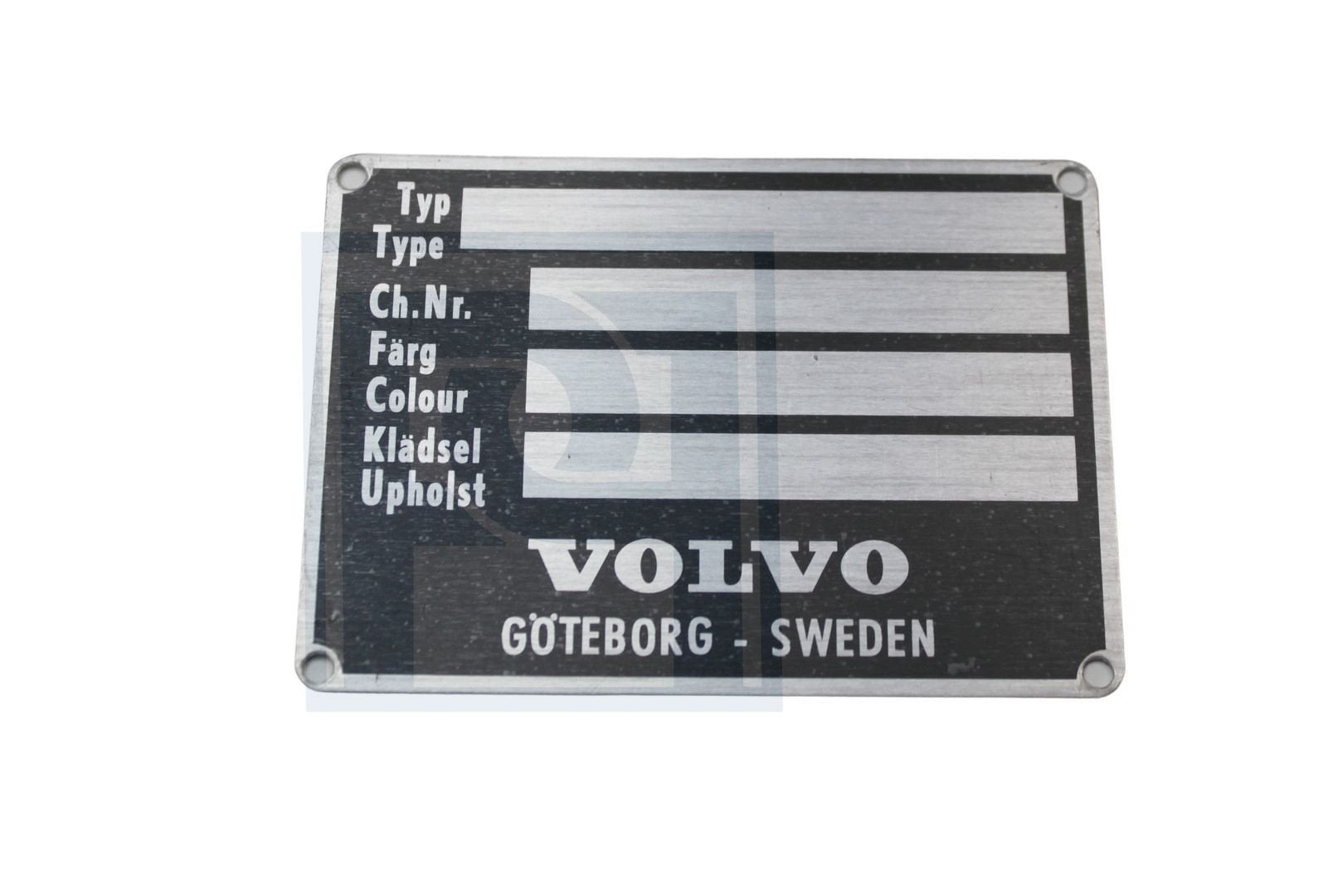 Type plaatje aluminium blanco (onder motorkap) PV444+P1800+P, Ophalen of Verzenden, Nieuw