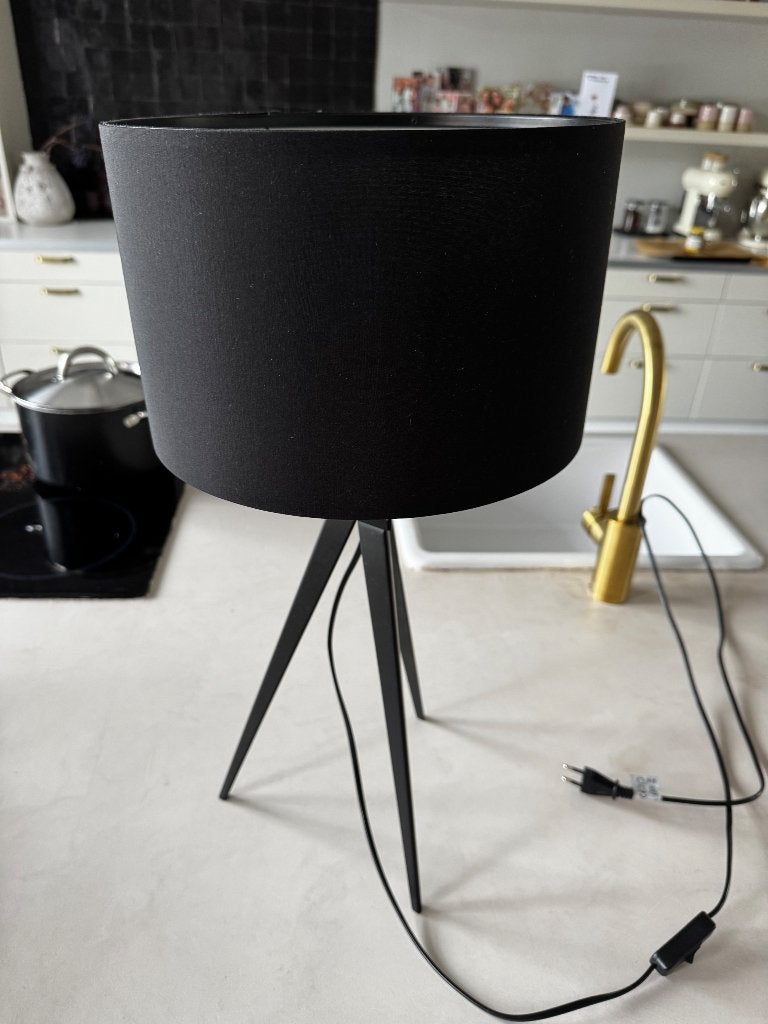 Tafellamp model Tripod van Zuiver, Ophalen, Met schakelaar, Overige merken, E27 (groot)