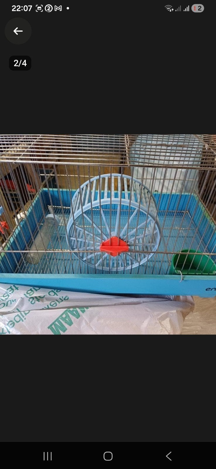 belle cage à hamster avec accessoires en parfait état, Animaux & Accessoires, Moins de 60 cm, Cage, Comme neuf, Furet