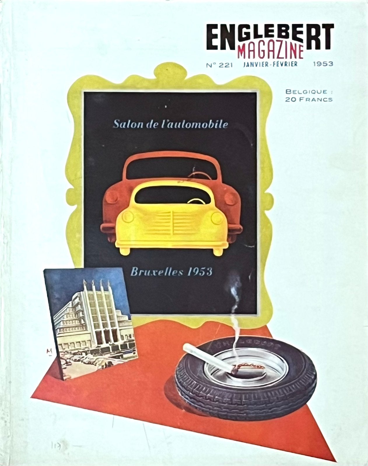 Englebert magazine - 1953 - 31x24,5 cm - Vintage, Ophalen of Verzenden, Gelezen, Sport en Vrije tijd