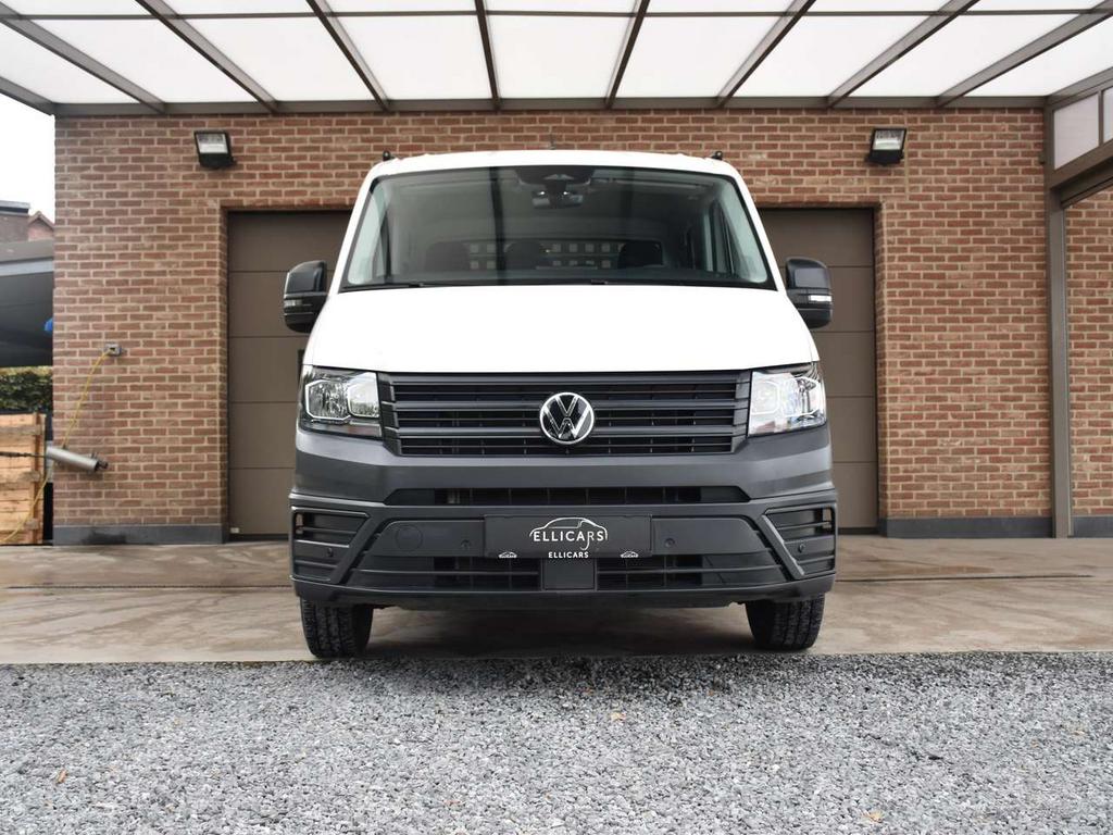 Volkswagen Crafter 2.0 TDI / L4 / 7 ZIT / NIEUW MODEL / OPE, Auto's, 4 deurs, Zwart, Bedrijf, USB