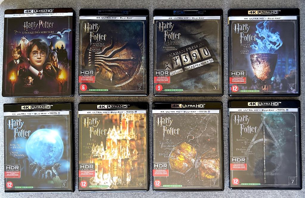 HARRY POTTER - De Complete 4K UHD (19 BLURAY) Met OTNL, Cd's en Dvd's, Blu-ray, Ophalen of Verzenden, Zo goed als nieuw, Overige genres