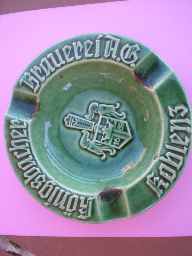 KÖNIGSBACHER  cendrier en faïence, Collections, Enlèvement ou Envoi, Utilisé