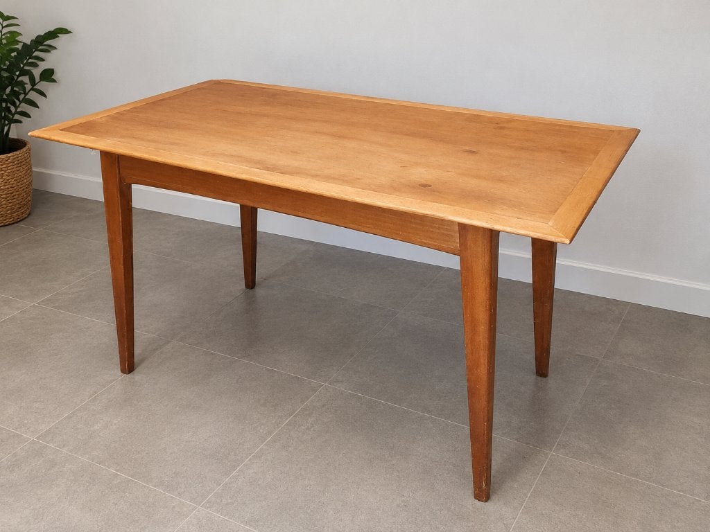 Superbe table à manger vintage en bois des années 60, Maison & Meubles, Quatre personnes, Vintage, 50 à 100 cm, Comme neuf
