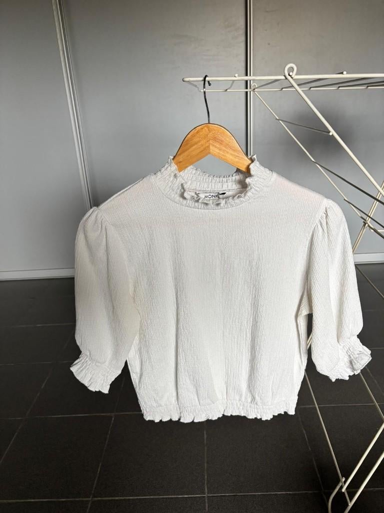 T-shirt Monk S, Monkl, Beige, Ophalen of Verzenden, Korte mouw