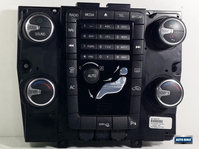 Panneau de commandes chauffage d'un Volvo V60, -, 3 mois de garantie, -, -