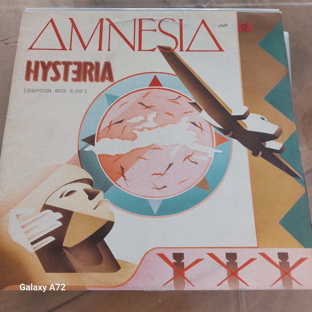 amnesia hysteria 12 inch maxi, Cd's en Dvd's, Vinyl | Dance en House, Gebruikt, Overige genres, Ophalen of Verzenden, 12 inch