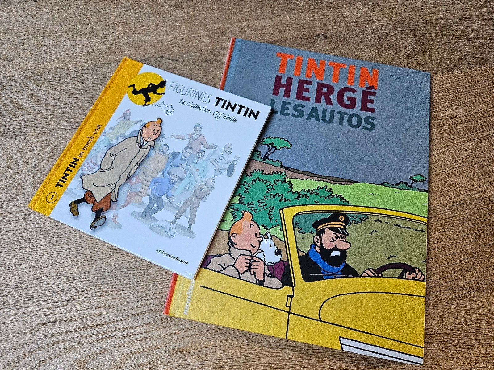 Set van 2 boeken van Kuifje, Meerdere stripboeken, Ophalen of Verzenden, Zo goed als nieuw, Herge