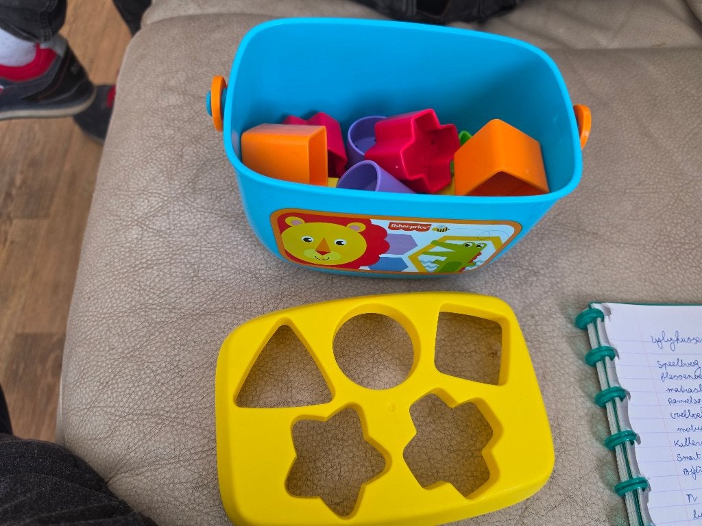 doos met blokken, Kinderen en Baby's, Speelgoed | Overig, Ophalen, Zo goed als nieuw, Jongen of Meisje