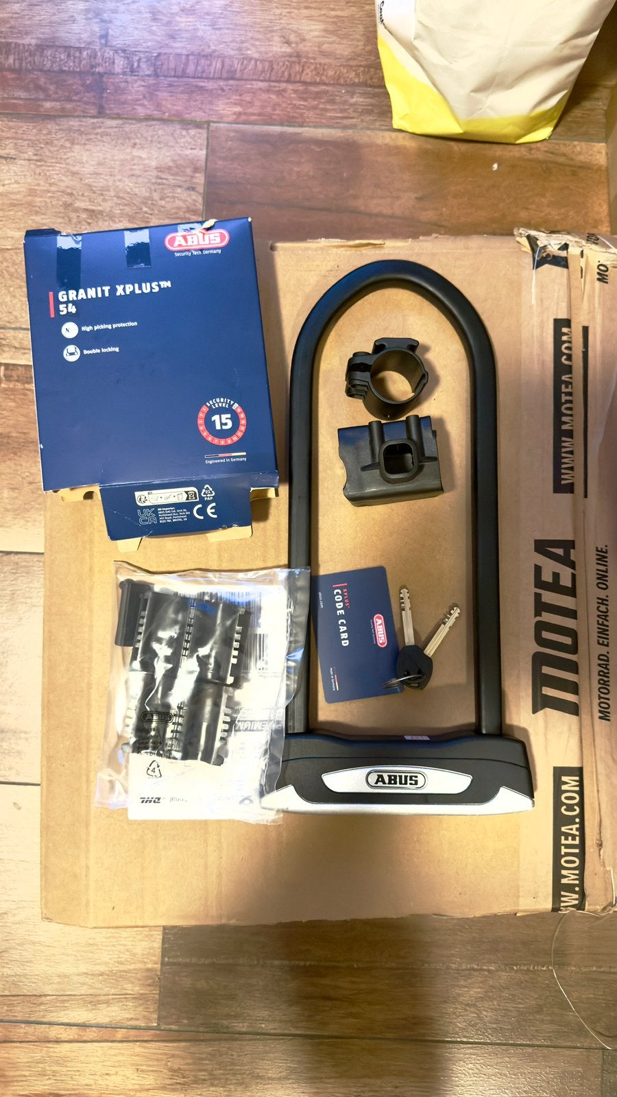 abus granit xplus 54, Motos, Accessoires | Cadenas, Enlèvement ou Envoi, Comme neuf
