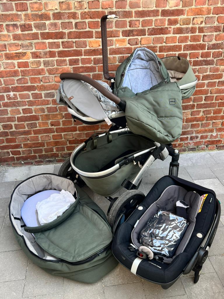 Joolz Geo 2 combi-kinderwagen groen (set), Ophalen, Gebruikt, Kinderwagen, Overige merken