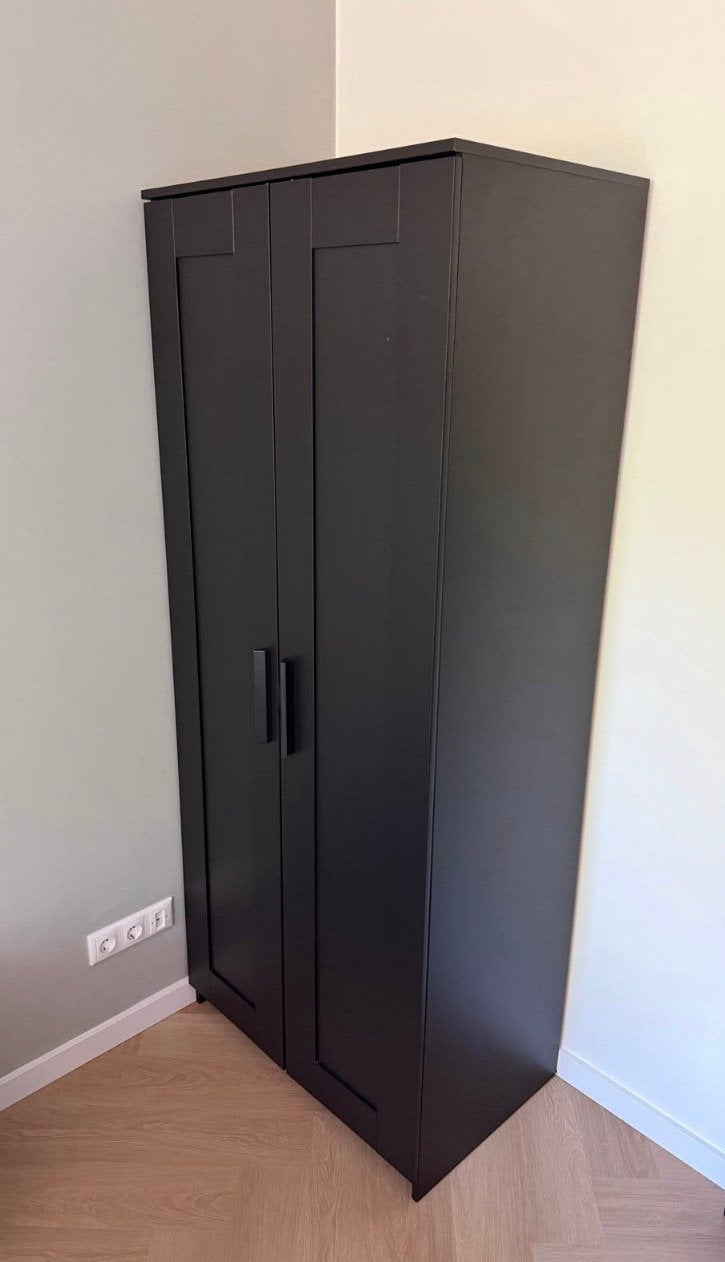 Armoire Brimnes noire d'IKEA, Enlèvement, Comme neuf