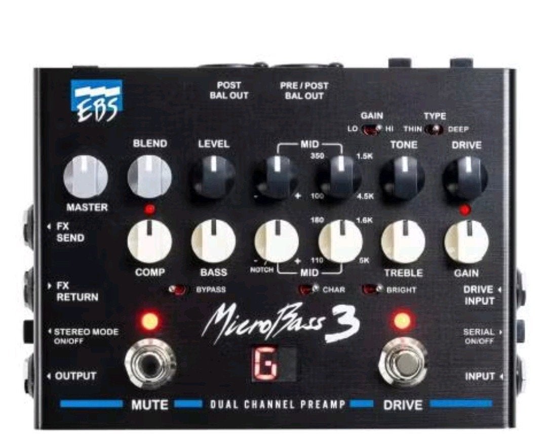 EBS microbass 3, Muziek en Instrumenten, Ophalen of Verzenden