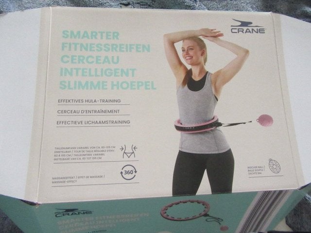 Slimme hoepel - fitness -- roze - Aldi - Crane, Sport en Fitness, Ophalen of Verzenden, Zo goed als nieuw, Buik, Overige typen