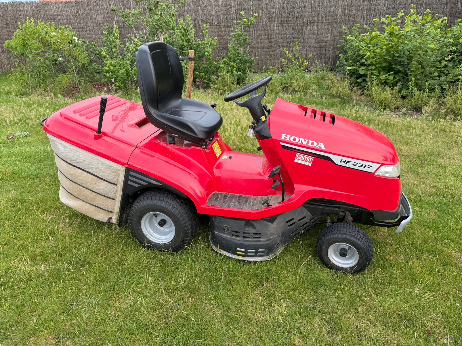 Zitmaaier Honda, Tuin en Terras, Zitmaaiers, Ophalen, Gebruikt, Opvangzak, 90 tot 120 cm