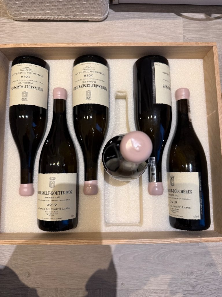 Caisse Collection Comtes Lafon Meursault 1er cru 6 bts 2019, Collections, Vins, Neuf, Pleine, Vin blanc, Enlèvement