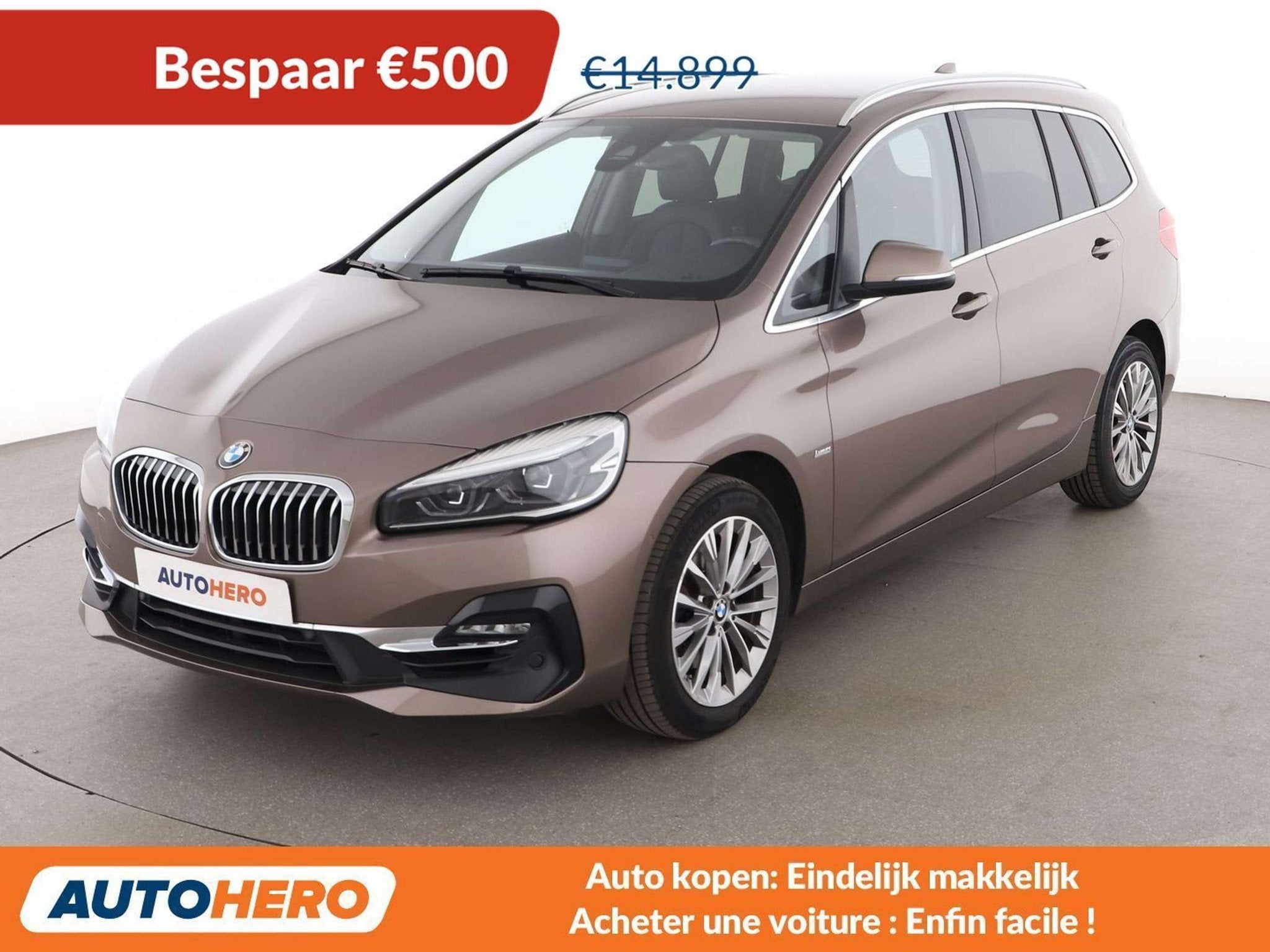BMW 2 Serie 218 218i Gran Tourer Luxury Line, Achat, Anti démarrage, Euro 6, Jaune