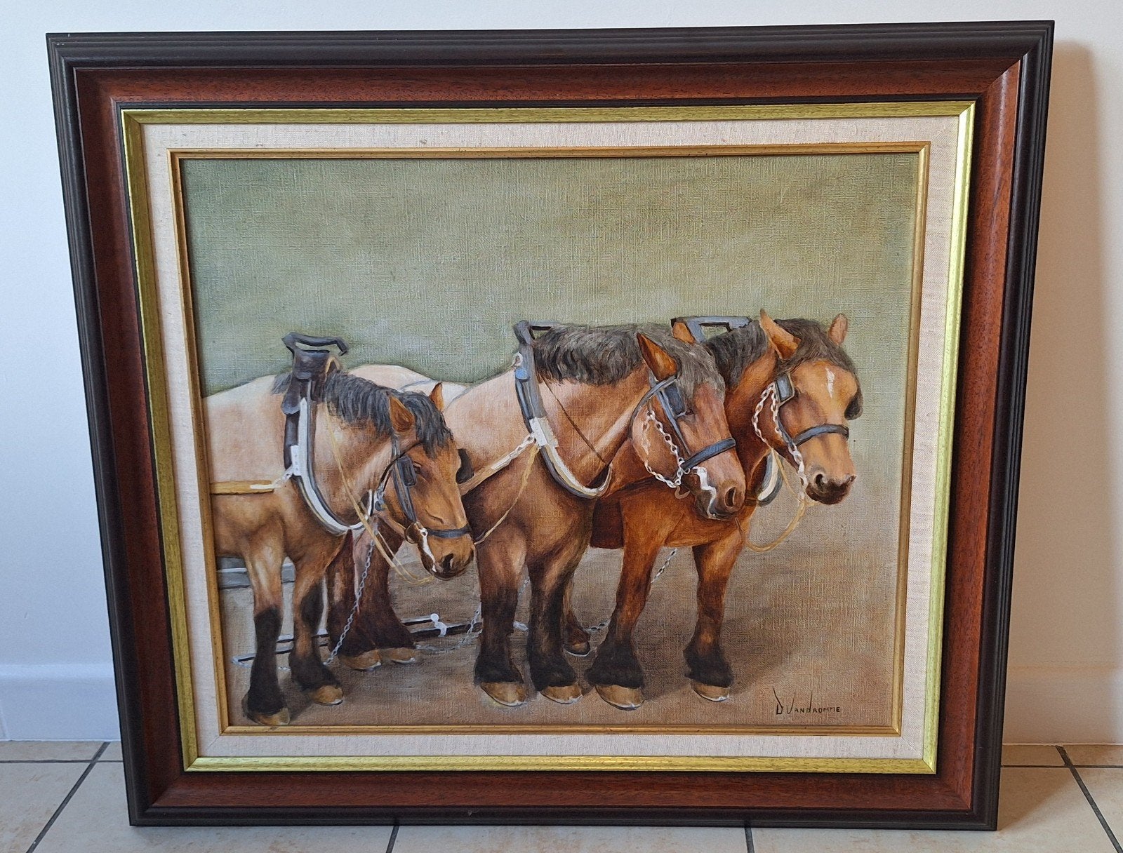 schilderij, Ophalen, Gesigneerd